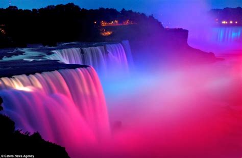 Journey into the Magical Realm: The Astonishing Display at Niagara Falls